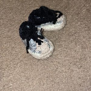 Cute crocheted yezzy shoes for babies